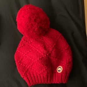 Canada Goose Pom Pom Wool Beanie